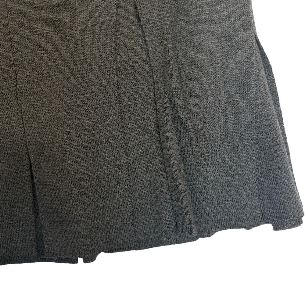 St John Knit Black Split Hem Skirt SZ 16 - Picture 3 of 10
